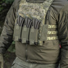 M-Tac - Ładownica potrójna na magazynki AR / AK Elite Laser Cut - Ranger Green - 10145123