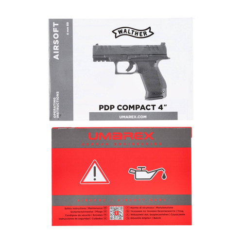 Umarex - Replika ASG pistoletu Walther PDP Compact 4" - 6 mm BB - Green Gas - 2.6559