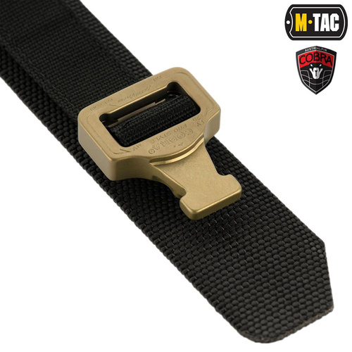 M-Tac - Pas taktyczny Cobra Buckle Tactical Belt - Czarny - 10126002