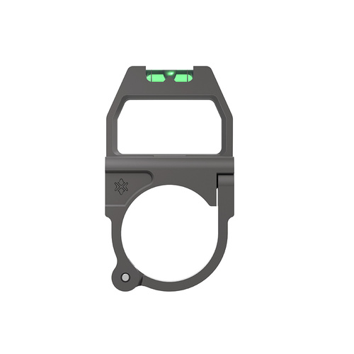 Vector Optics - Poziomica do lunety ze szkłem powiększającym X-ACCU - 30 mm - Czarny - SCTR-01