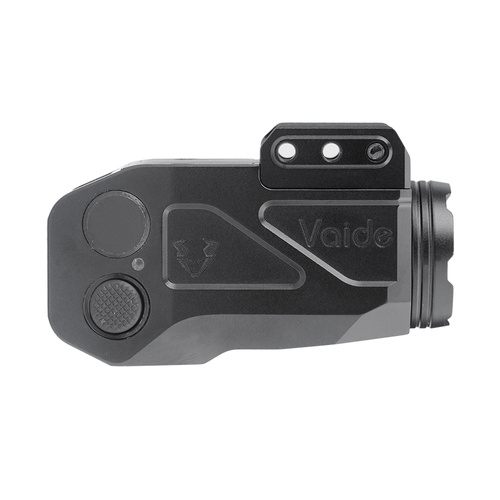 Vaide - Latarka taktyczna LED na broń z laserem Compact Scrapper Combo - 500 lumenów - Czarna - VAPLL-R01