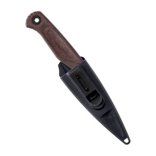 Benchmade - Nóż survivalowy EDC Dacian - Spear Point - Canvas Micarta - CPM MagnaCut - Brązowy - 203BT-01