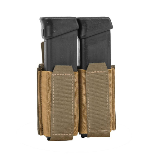 Direct Action - Niskoprofilowa Ładownica na dwa magazynki Low Profile Pistol Magazine Pouch - 9mm/.40/.45 - Coyote Brown - PO-PTLP-CD5-CBR
