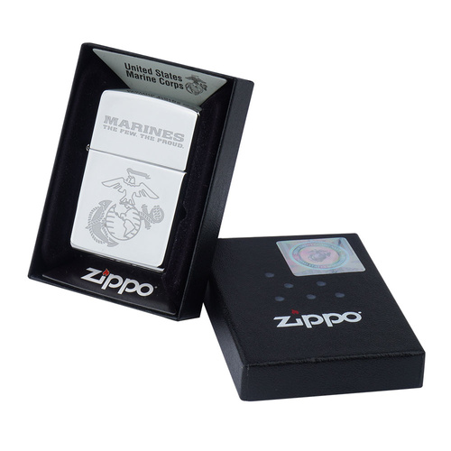 Zippo - Zapalniczka benzynowa Marines - Mosiądz chromowany - Z28478