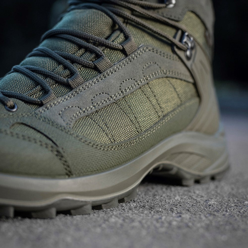 M-Tac - Buty taktyczne za kostkę jesienno-zimowe - Cordura - Ranger Green - 1JJ143/9TPLV