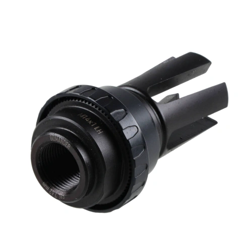 Tłumik płomienia Gomander Quadron S 7,62 M14X1LH - Stal - Czarny - TB0.10173_0-M14LH-7.