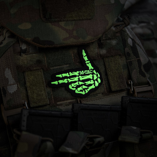M-Tac - Naszywka Skeleton Shooter - Haft - Cordura 500D - Czarny - 51375002