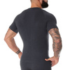 Brubeck - Koszulka termoaktywna z krótkim rękawem Active Wool Merino - Grafitowa - SS1171M