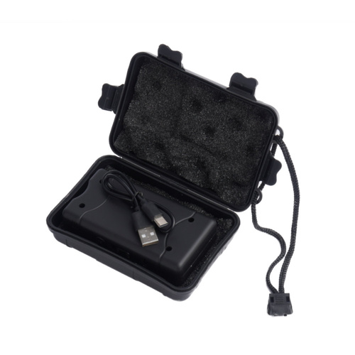 Paralyseur - Kompaktowy paralizator z latarką - Prostokątny - 5 000 000 V - USB - 800