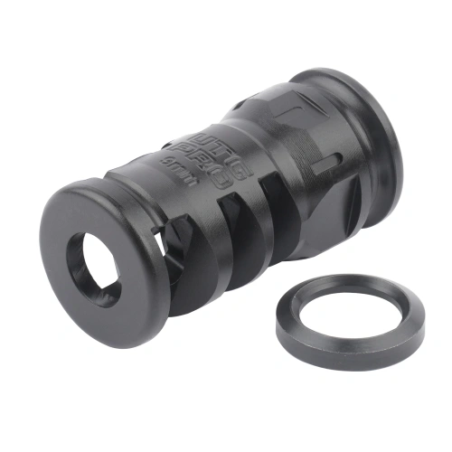UTG Pro - Kompensator do karabinków PCC 9 mm Stubby Muzzle Brake - 1/2"-28 - Czarny - TLUMD03