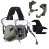 Earmor - Aktywne ochronniki słuchu M32X-MOD4 - Foliage Green - M32X-FG(PLUS)