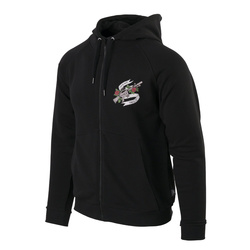 Helikon - Bluza rozpinana Come and take it Hoodie - Bawełna - Poliester - Czarny - BL-CTT-CB-01