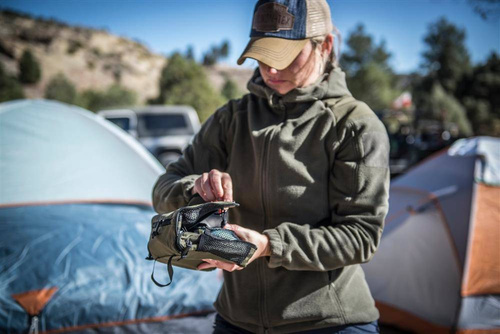 Helikon - Kosmetyczka Travel Toiletry Bag - Czarny / Olive Green - MO-TTB-NL-0201A