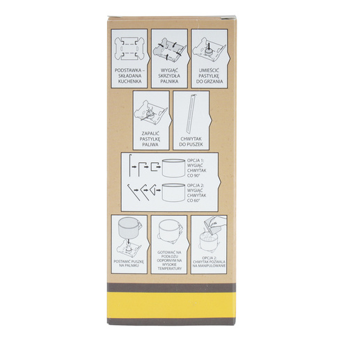 Javel - Turystyczny zestaw do gotowania i podgrzewania posiłków 