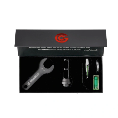 Hamulec wylotowy Gomander Raptor 9 mm 1/2x28 UNEF - Stal - Czarny - TBO.10212_0-1_2x28un