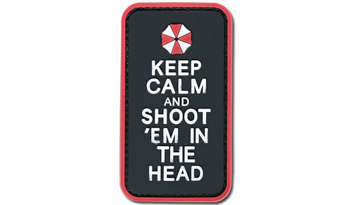 4TAC - Naszywka 3D - Keep Calm and Shoot'em in the Head
