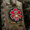 M-Tac - Naszywka Paramedic Miś - Haftowana - Czerwona - 5425