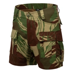 Helikon - Spodenki taktyczne Cargo - PolyCo Stretch Ripstop - Rhodesian Camo - SP-CRO-SP-1K
