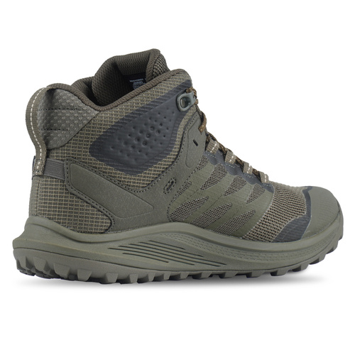 Merrell - Buty trekkingowe Nova 3 Tactical Mid - Wodoodporne - Dark Olive - J005053 