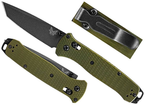 Benchmade - Nóż taktyczny składany 537GY-1 Bailout - CPM-M4 - Zielony - 537GY-1