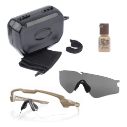Oakley - Okulary balistyczne M Frame ALPHA - Wymienne wizjery - ANSI Z87.1 - Piaskowy - OO9296-2744