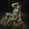 M-Tac - Koszulka Comics Drone Girl - Bawełna - Brązowy - 80074048