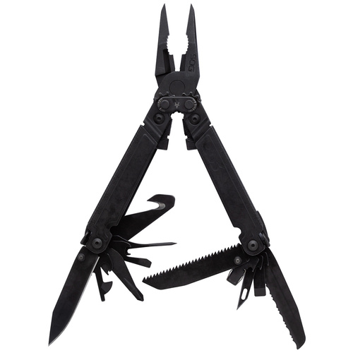 SOG - Multitool PowerAccess PA3002-CP - Stal nierdzewna - 21 narzędzi + zestaw bitów - Czarny - PA3002-CP