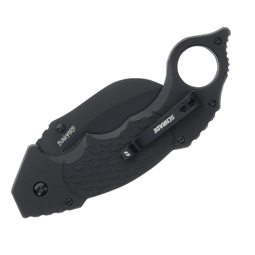 Schrade - Nóż składany Karambit Boneyard Folder - AUS-10 - Czarny - 1182502