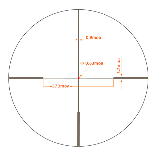 Vector Optics - Luneta Continental x6 2.5-15x56 - BDC - SCOM-38