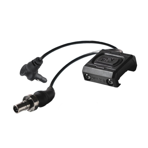 Unity Tactical - Włącznik żelowy na kablu ModButton Lite Sync - SureFire/Crane Laser - 4,5" - Czarny - MBL2-BLK-SF/CL-4.5