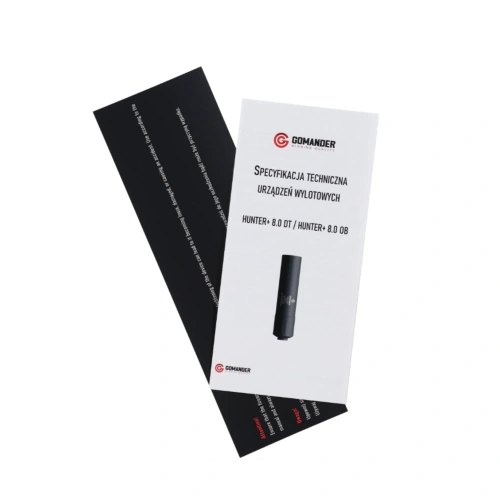 Tłumik Gomander Hunter II OB 8,0 5/8x24 - Aluminium - Czarny - TB0.9670_1-5_8x24UNE