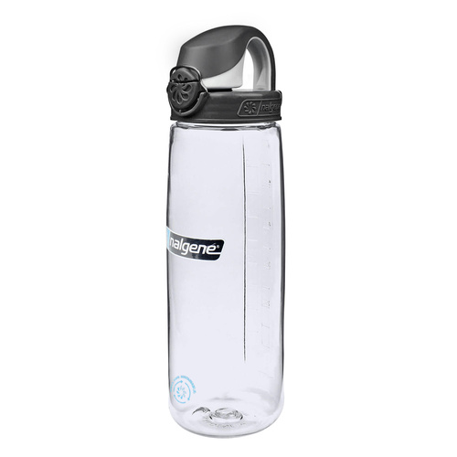 Nalgene - Butelka na wodę 24 oz On the Fly Sustain - Gwint 63 mm - 0,7 L - Przezroczysta/Czarna - 5565-3324