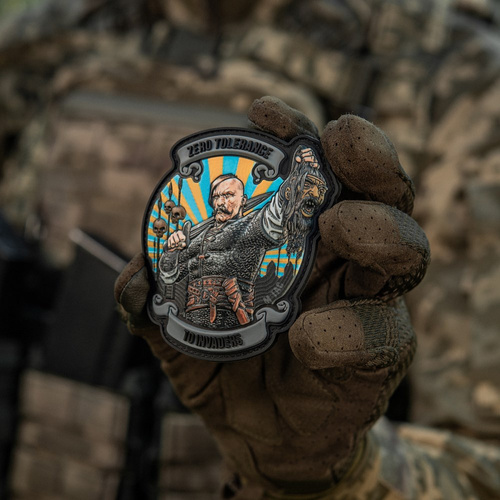 M-Tac - Naszywka Zero Tolerance - PVC - Szary - 51348042