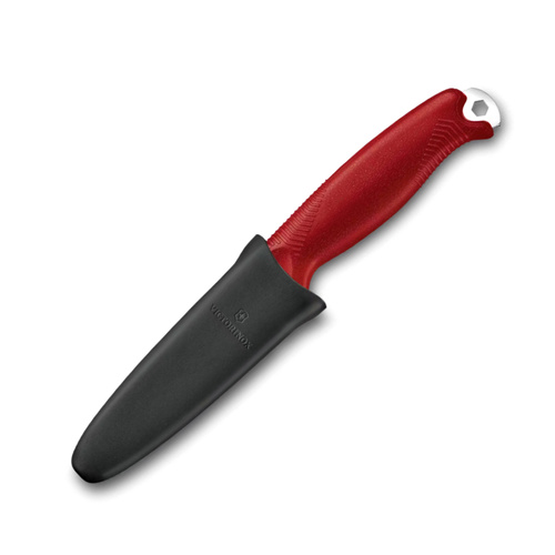 Victorinox - Nóż z głownią stałą Venture - Sandvik 14C28N - Czerwony - 3.0902