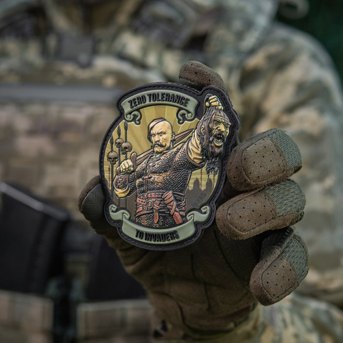 M-Tac - Naszywka Zero Tolerance - PVC - Oliwkowy - 51348043