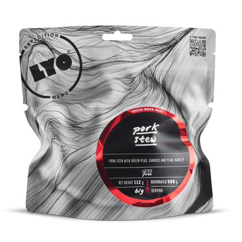 LyoFood - Liofilizowana racja żywnościowa Lyo Expedition - Gulasz wieprzowy z kaszą - 500 g