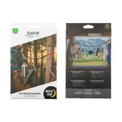 Nite Ize - Organizer GearLine® Tactical - 10 x S-Biner + 2 x Gear Tie 12" - Coyote - GLN4-29-R8