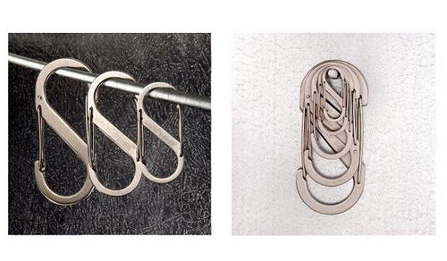 Nite Ize - Karabinek S-Biner #2 - Stalowy - SB2-03-11