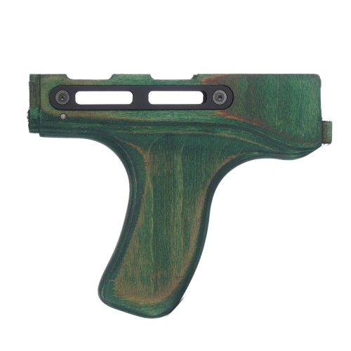 FTCS - Customowe Łoże AK Mod 9 - M-LOK - Forward Curved - Forest Green - Nr. 4 FG
