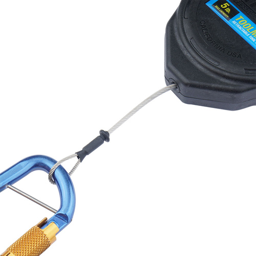 Key-Bak - Retraktor ToolMate Retractable Tether 5 lb - 60" - Steel Cord - 0KB6-0A30