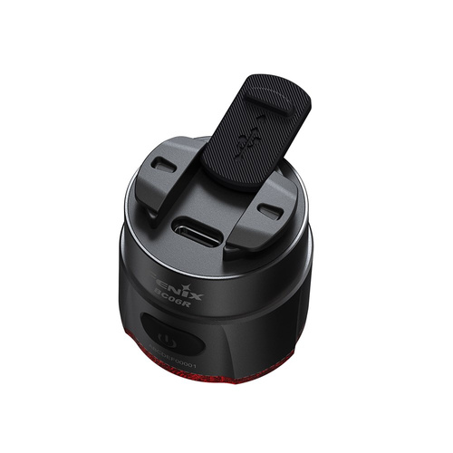 Fenix - Tylna lampa rowerowa LED BC06R - 90 lm - Czarny - BC06R.11111