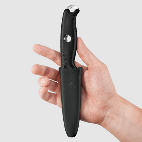 Victorinox - Nóż z głownią stałą Venture Pro - Sandvik 14C28N - Czarny - 3.0903.3F