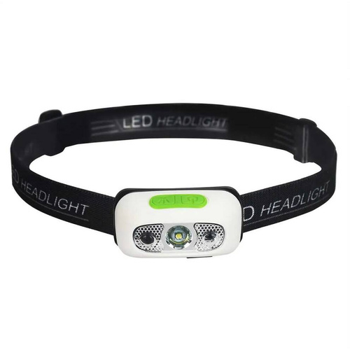 Speras - Latarka LED / Czołówka B6 - 120 lumenów - micro USB - Czarna - B6