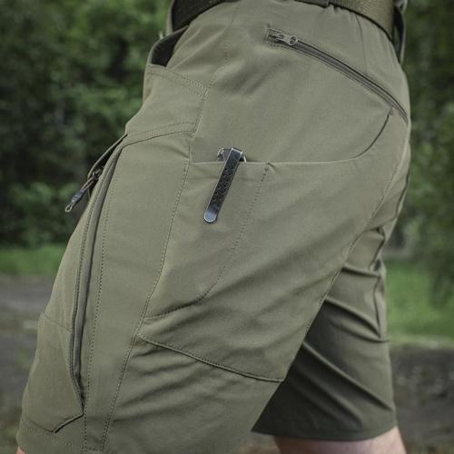 M-Tac - Szorty taktyczne Rubicon Flex - 4-Way Stretch - YKK - Army Olive - 20070062