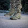 M-Tac - Buty taktyczne za kostkę jesienno-zimowe - Cordura - Ranger Green - 1JJ143/9TPLV