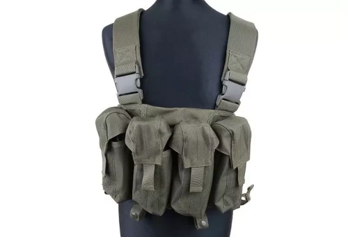 GFC Tactical - Kamizelka taktyczna typu Chest Rig - Oliwkowa - GFT-18-000927