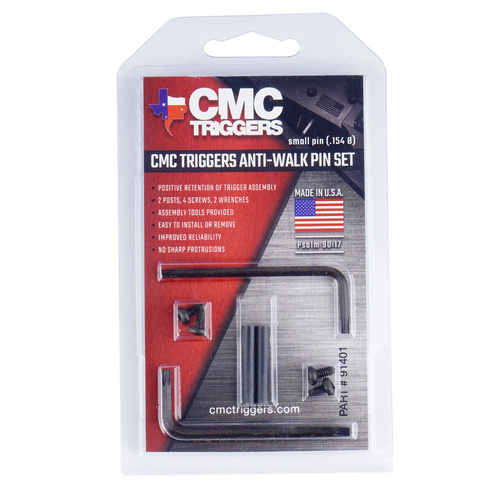 CMC Triggers - Zestaw pinów do AR15/AR10 Anti-Walk Pin Set - 0,154" - 91401