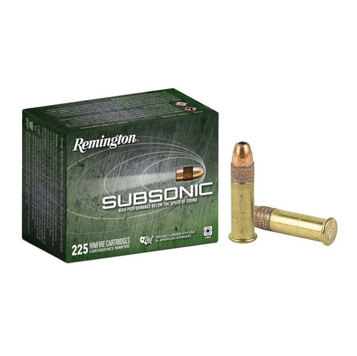 Amunicja Remington .22LR Subsonic Copper Plated HP 40 gr / 2.6 g - 225 sztuk - 21249