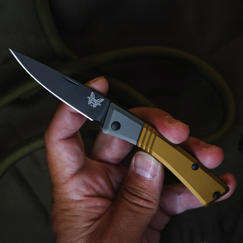 Benchmade - Nóż składany 315BK-01 Successor - M390 - Czarny/Złoty - 315BK-01