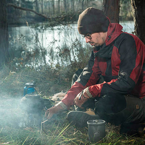 Helikon - Kubek z zaparzaczem do kawy CAMP French Press - 600 ml - TK-FPC-AL